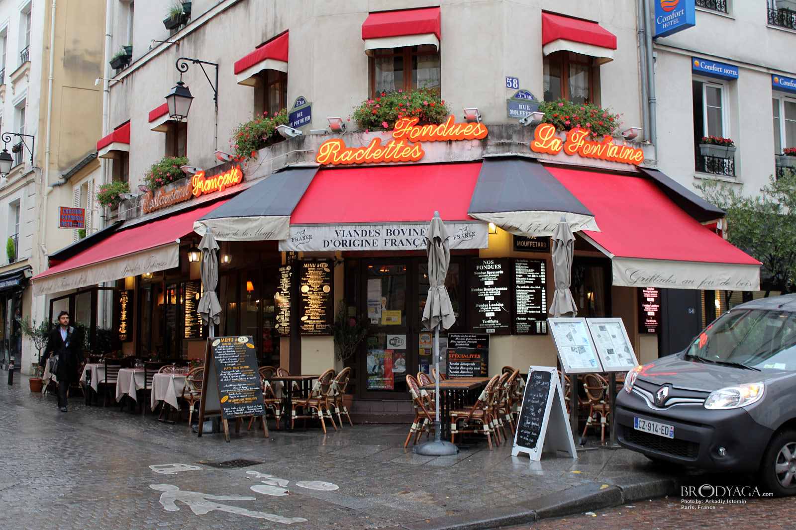 La Fontaine de la Mouffe, 58 Rue Mouffetard, Paris